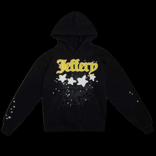 Sp5der Jeffery Hoodie 'Black'