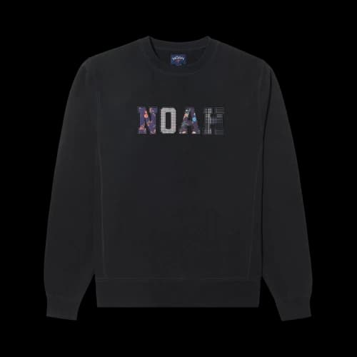 Noah Appliqué Logo Crewneck 'Black'