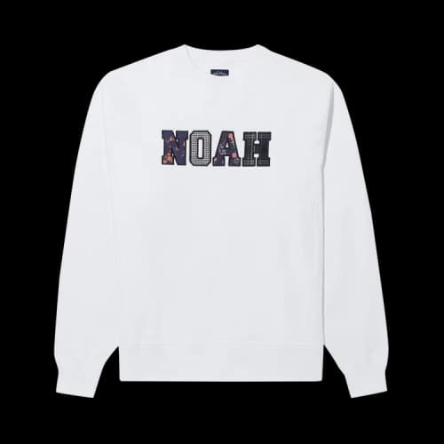 Noah Appliqué Logo Crewneck 'White'