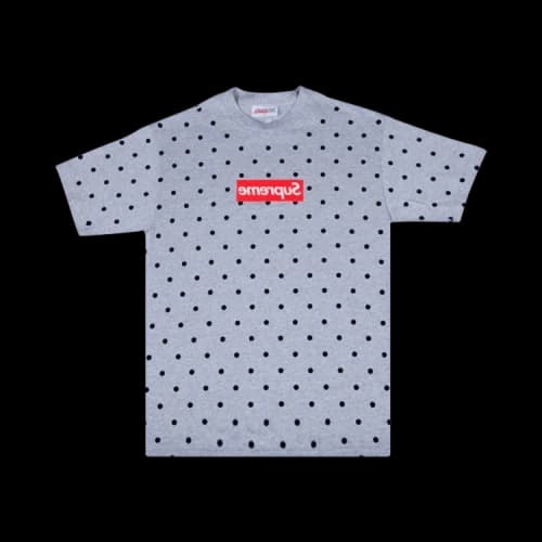 Supreme x Comme des Garçons SHIRT Box Logo T-Shirt 'Grey'