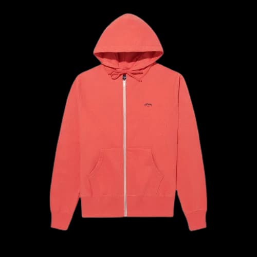Noah Lightweight Zip Up Sweatshirt 'Blushred'
