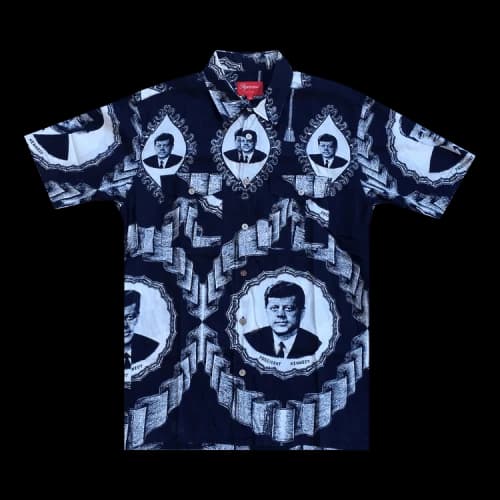 Supreme Kennedy Button Up Shirt 'Blue'