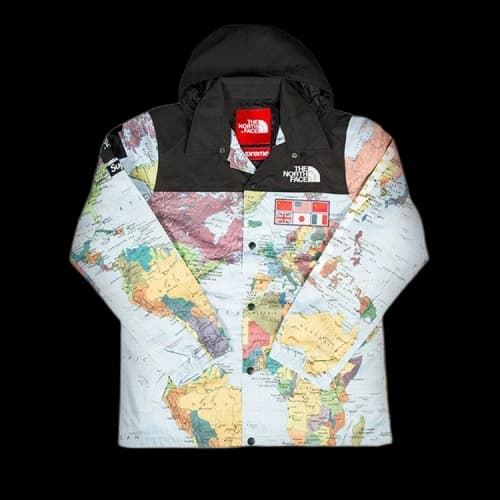 Supreme x The North Face Expedition Coaches Jacket 'Map'