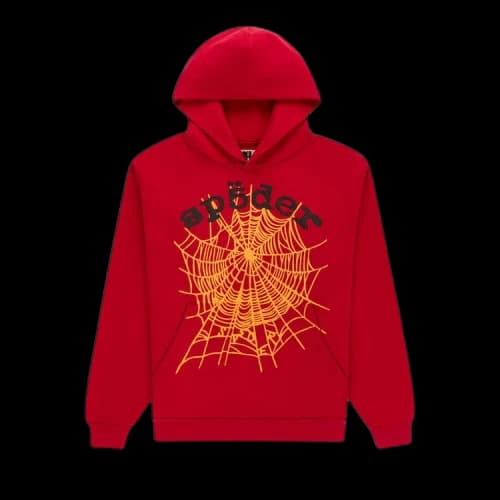 Sp5der Og Web V2 Hoodie 'Red'