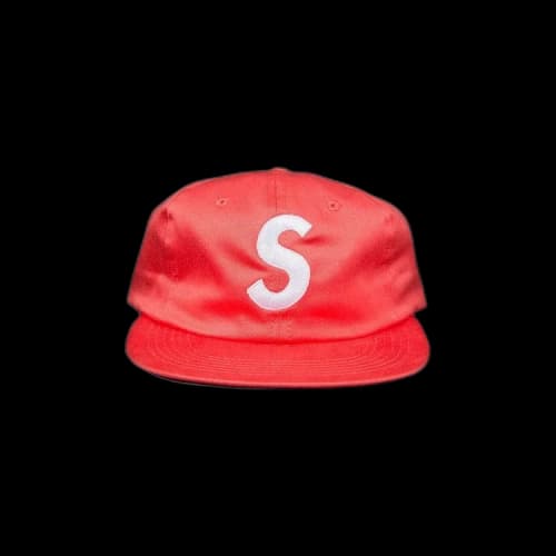 Supreme S Logo 6-Panel Hat 'Peach'