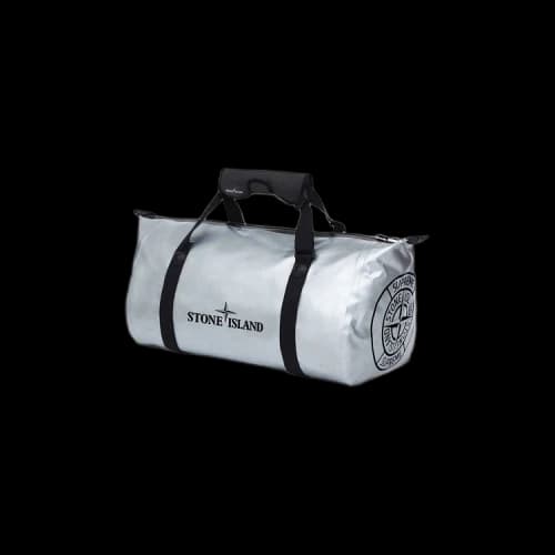 Supreme x Stone Island Ortlieb PVC Duffle Bag 'Silver'