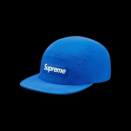 Supreme Perforated Reflective Camp Cap 'Royal'