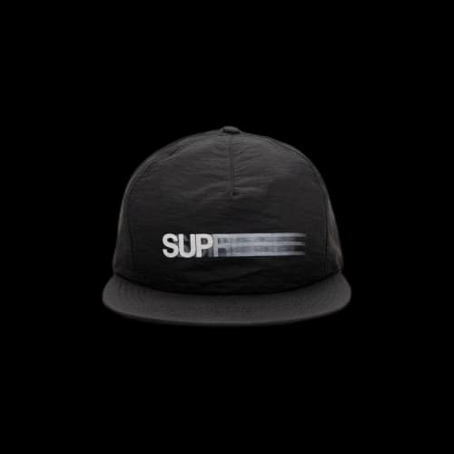 Supreme Motion Logo Iridescent 5-Panel 'Black'