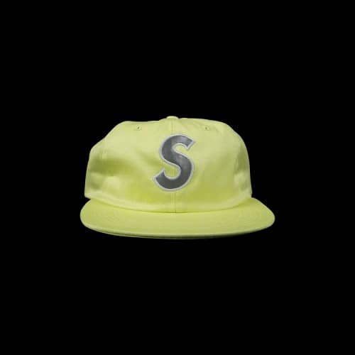 Supreme 3M Reflective S Logo 6-Panel 'Lime'