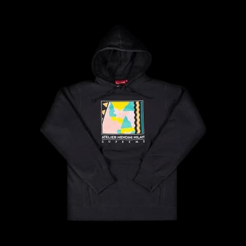 Supreme x Mendini Hooded Sweatshirt 'Black'