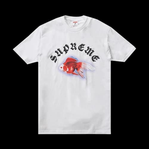 Supreme x Sasquatchfabrix Goldfish Tee 'White'