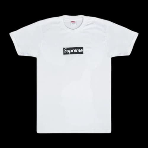 Supreme Paris Box Logo T-Shirt 'White'
