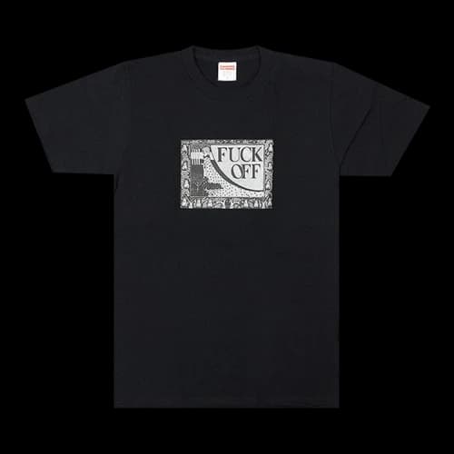 Supreme Fuck Off Tee 'Black'