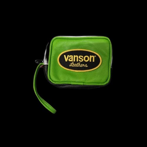 Supreme x Vanson Leather Wrist Bag 'Green'