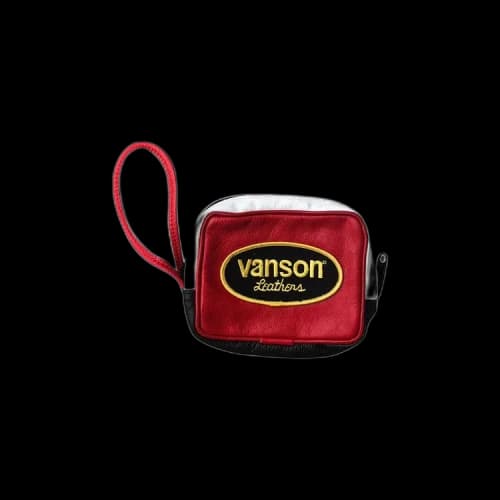 Supreme x Vanson Leather Wrist Bag 'Red'