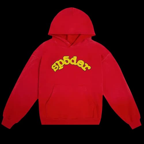Sp5der OG Logo Hoodie 'Red'