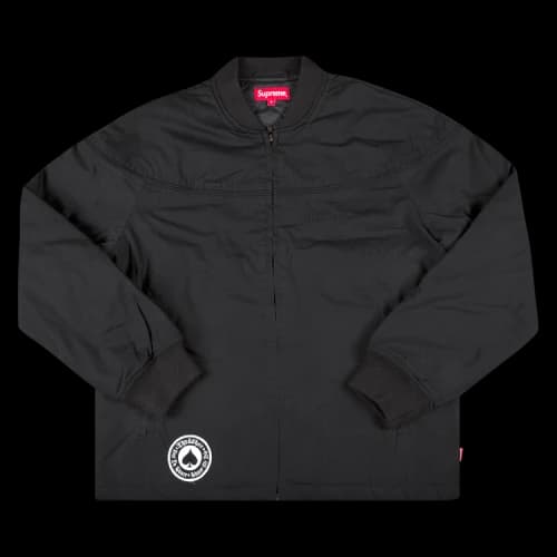 Supreme x Thrasher Poplin Crew Jacket 'Black'