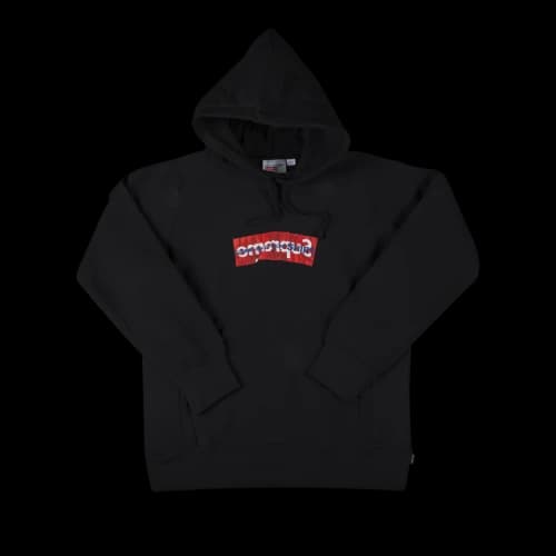 Supreme x Comme des Garçons SHIRT Box Logo Hooded Sweatshirt 'Black'