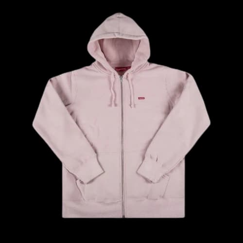 Supreme Small Box Zip Up Sweat 'Pink'