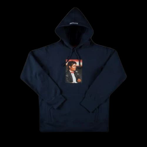 Supreme Michael Jackson Hooded Sweatshirt 'Navy'