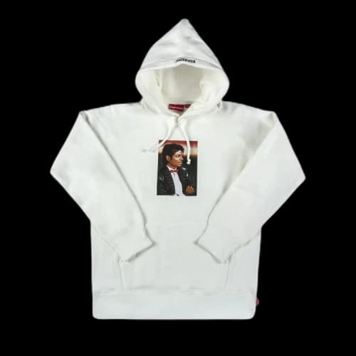 Supreme Michael Jackson Hooded Sweatshirt 'White'