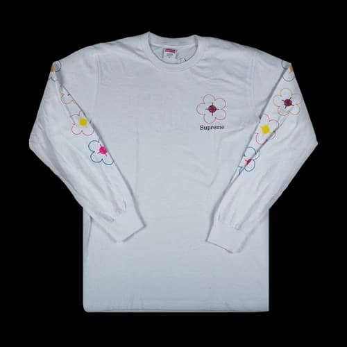 Supreme Been Hit Long-Sleeve Tee 'White'