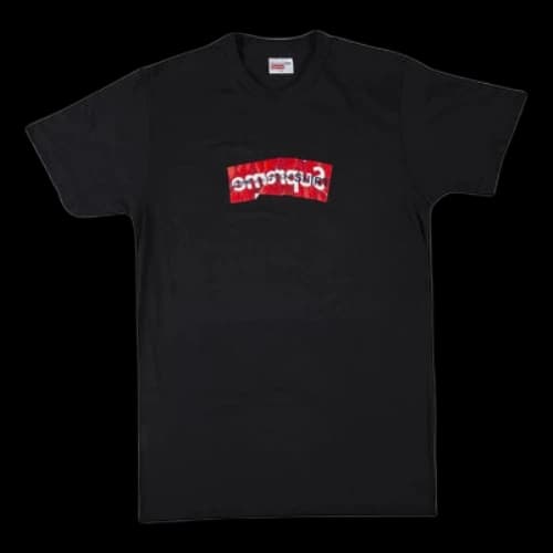 Supreme x COMME des GARCONS Box Logo Tee 'Black'