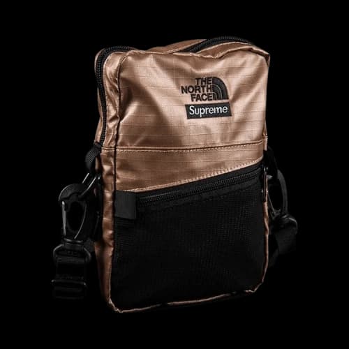 Supreme x The North Face Metallic Shoulder Bag 'Rose'
