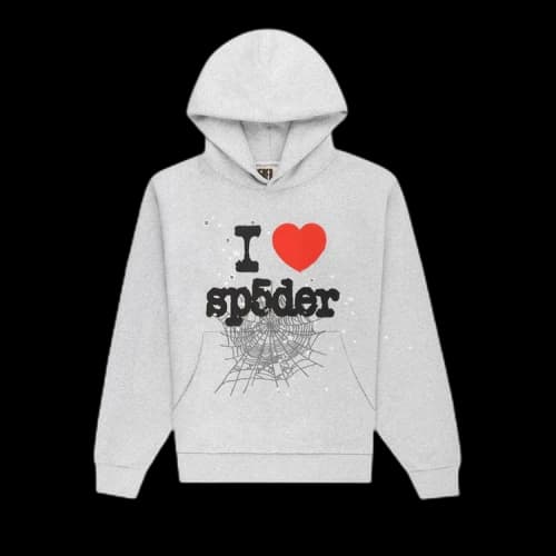 Sp5der Souvenir Hoodie 'Heather Grey'