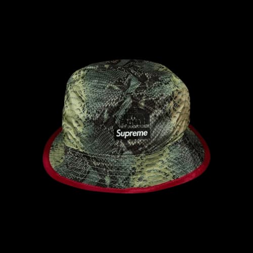 Supreme x The North Face Snakeskin Packable Reversible Crusher 'Green'