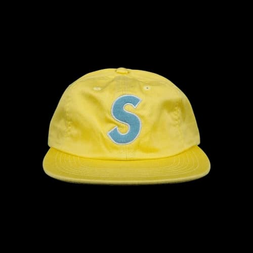 Supreme Felt S-Logo 6-Panel Cap 'Yellow'
