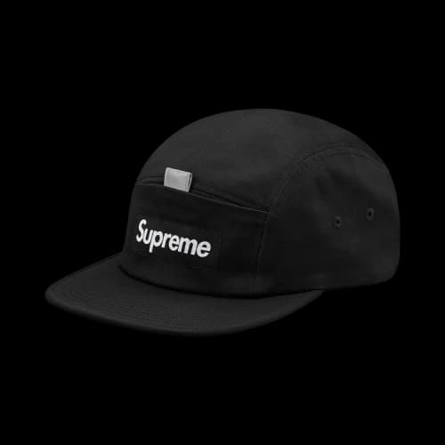 Supreme Reflective Tab Pocket Camp Cap 'Black'