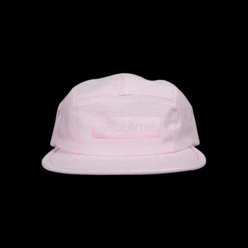 Supreme Jacquard Box Logo Camp Cap 'Pink'