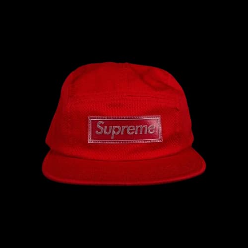 Supreme Nylon Pique Camp Cap 'Red'