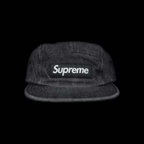 Supreme Denim Camp Cap 'Black'