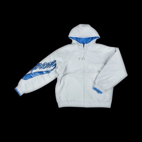 Supreme Sleeve Script Sideline Jacket 'White'