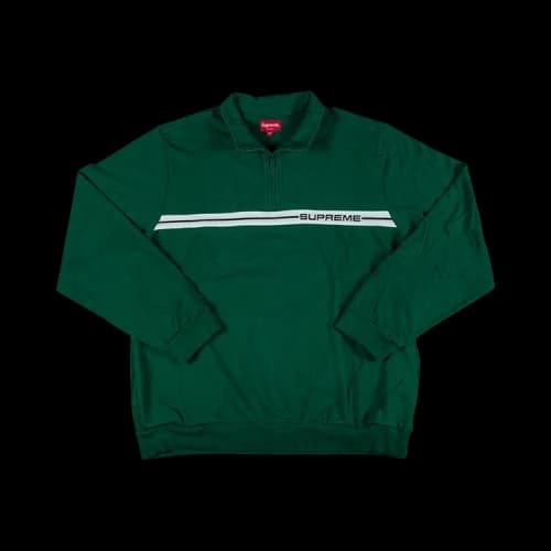 Supreme Half Zip Warm Up 'Green'