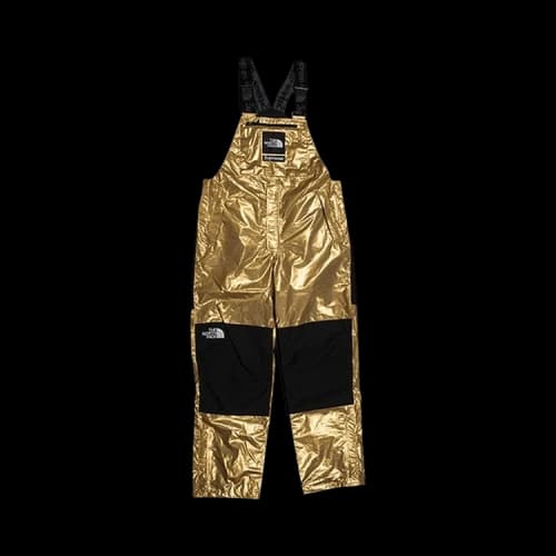 Supreme x The North Face Metallic Bib Pants 'Gold'