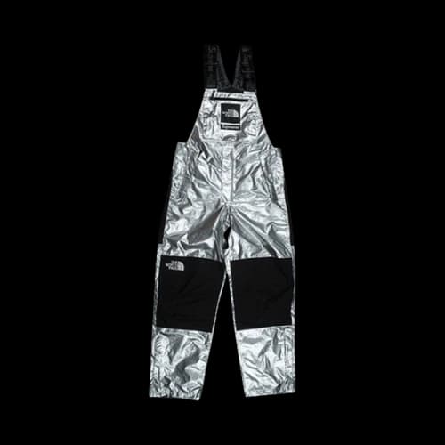 Supreme x The North Face Metallic Bib Pants 'Silver'
