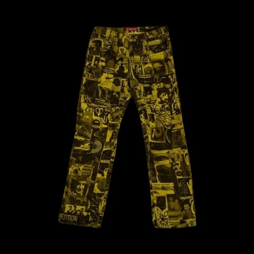 Supreme Vibrations Corduroy Pant 'Yellow'