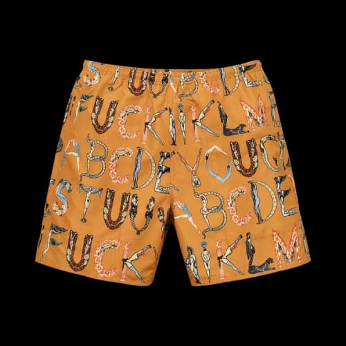 Supreme Alphabet Water Short 'Orange'