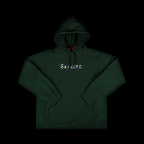 Supreme Gonz Logo Hooded Sweatshirt 'Green'