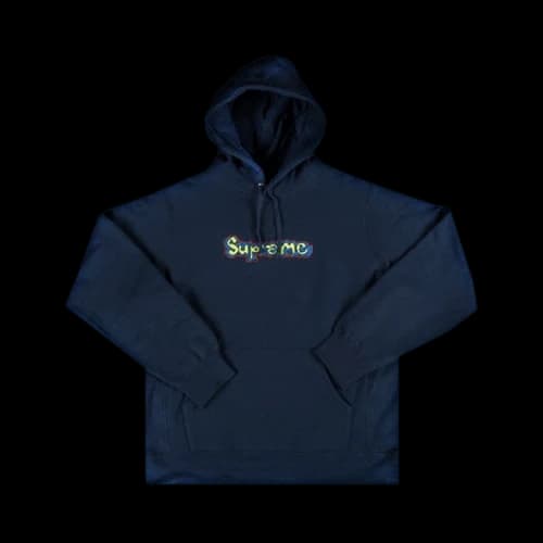 Supreme Gonz Logo Hooded Sweatshirt 'Navy'