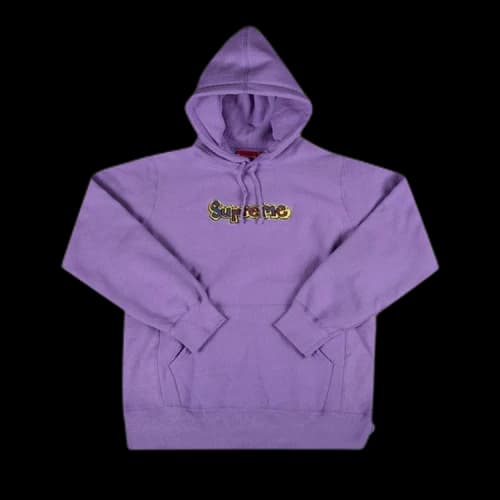 Supreme Gonz Logo Hooded Sweatshirt 'Violet'
