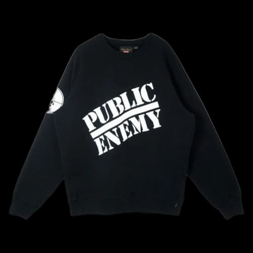 Supreme x Undercover x Public Enemy Crewneck Sweatshirt 'Black'