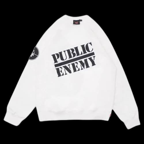 Supreme x Undercover x Public Enemy Crewneck Sweatshirt 'White'