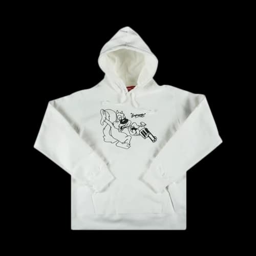 Supreme Lee Hooded Sweatshirt 'White'