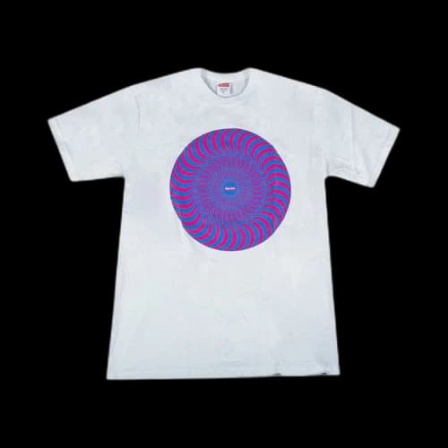 Supreme x Spitfire Classic Swirl T-Shirt 'White'