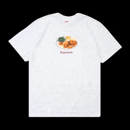 Supreme Chicken Dinner Tee 'Ash Grey'