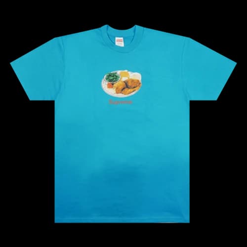 Supreme Chicken Dinner Tee 'Cyan'